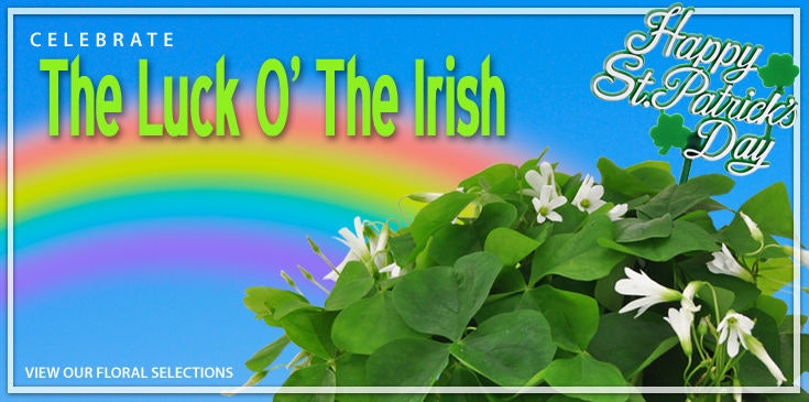 River Dell Flowers would like to help spread some good luck around. Send someone you know a little green today!