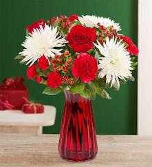 Festive Holiday Vase