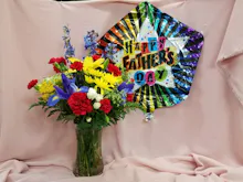Father's Day Vase & Balloon