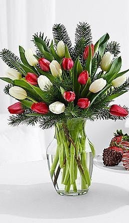 Peppermint Tulips River Dell FlowersOradell FloristFlower Delivery