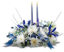 Sapphire Candlelight Centerpiece
