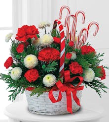 Candy Cane Basket