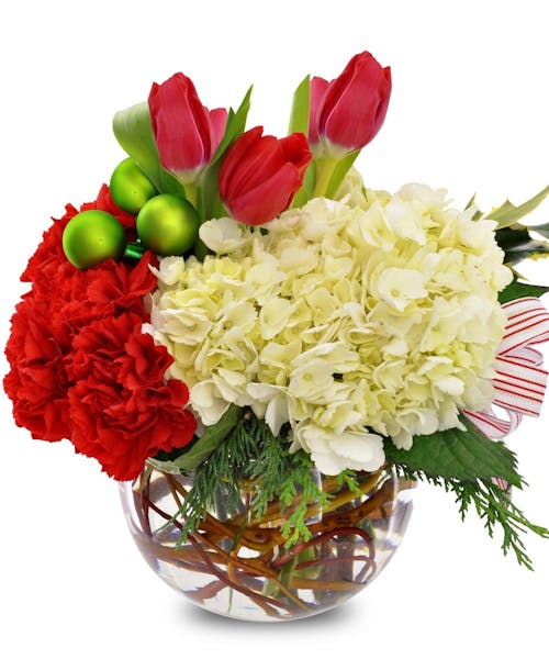 Holiday  Floral Bowl