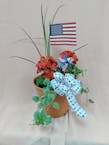 Geranium Patio Pot