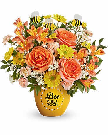 Buzzy Bee Get Well Arrangement