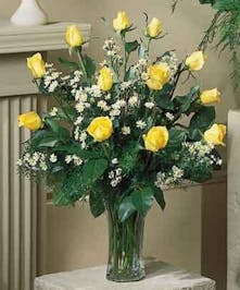 Beautiful Hand Picked Yellow Roses 
