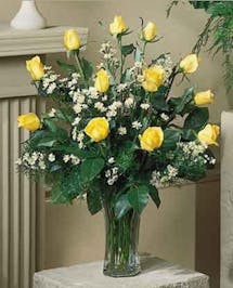 Beautiful Hand Picked Yellow Roses 