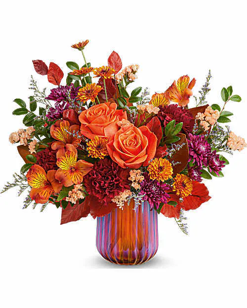 Amber Glow Vase