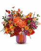 Amber Glow Vase