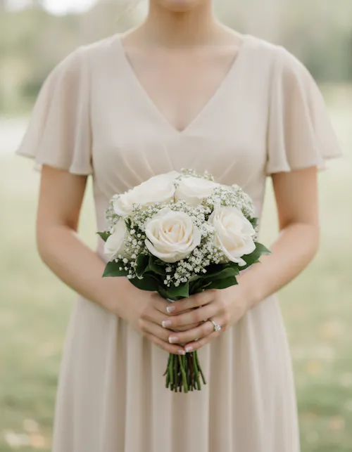 White Rose Clutch