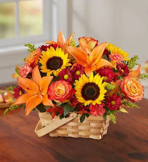 Fields of Autumn Basket