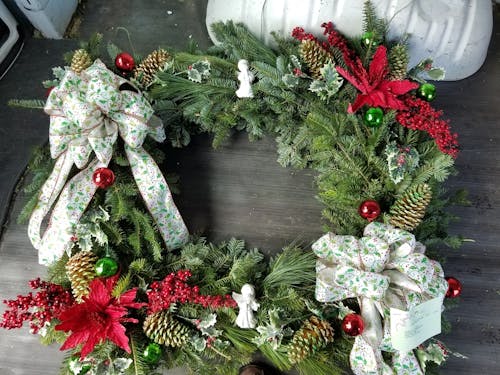 Mausoleum Rectangle Wreath