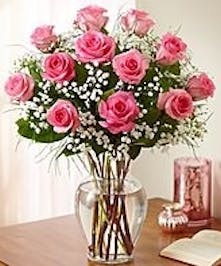 Valentine Passionate Pink Roses