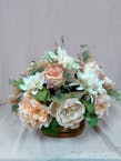 Peach and Green Basket