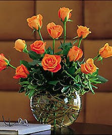 A special design of a dozen roses 