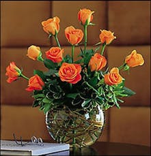 A special design of a dozen roses 