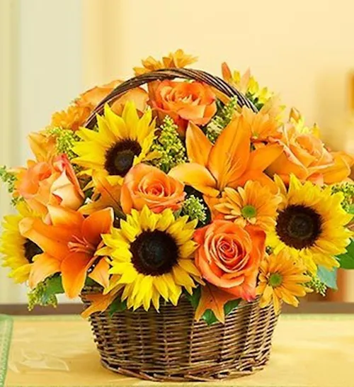 Vibrant Fall Basket
